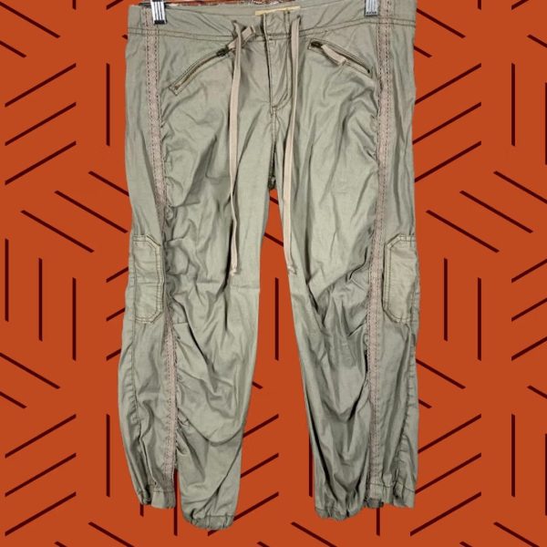 Vintage Paris Blues Pants Juniors 3 Green Cargo Capri Y2K Utility Skater Women, Women's (Size 26) at Grailed