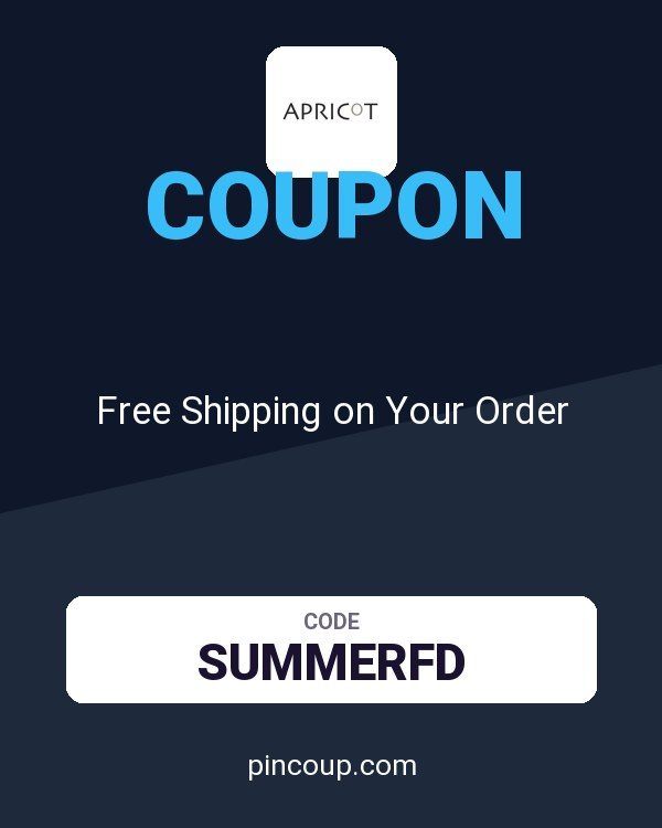 Apricot coupon: Free Shipping on Your Order