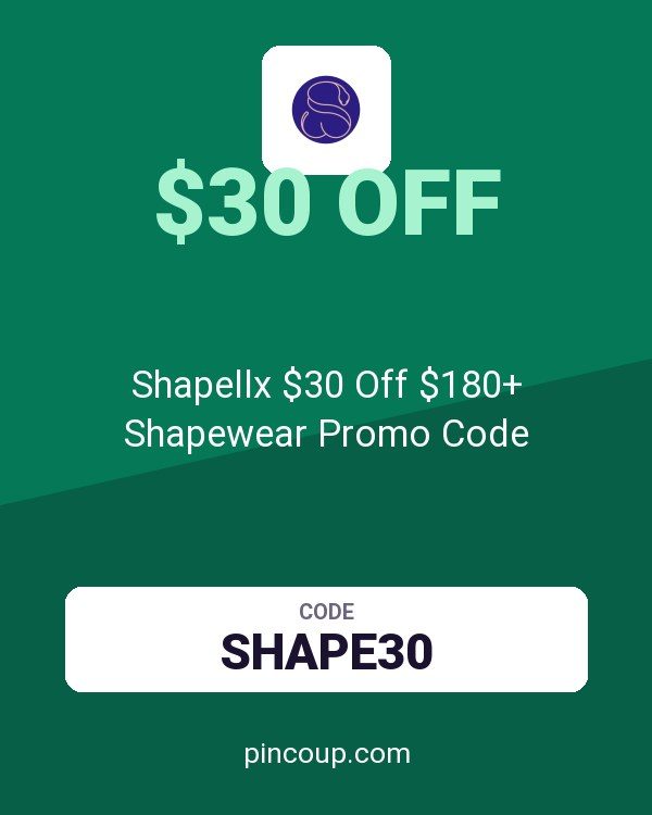 Shapellx $30 Off $180+ Shapewear Promo Code