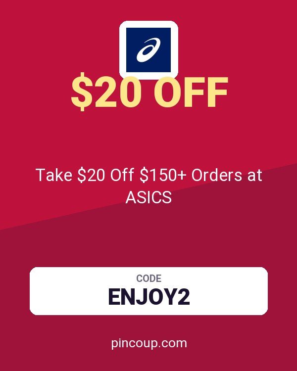 ASICS America coupon: Take $20 Off $150+ Orders at ASICS