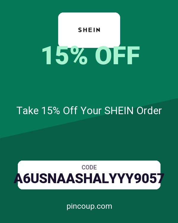 Take 15% Off Your SHEIN Order