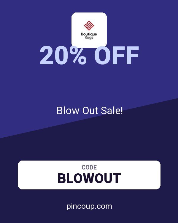 Boutique Rugs coupon: Blow Out Sale!