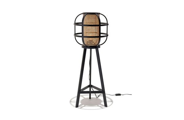 Cane Hurricane Floor Lamp Black at Industry West