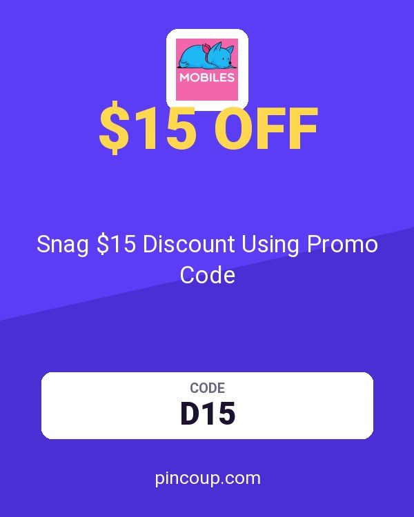 Mobiles.co.uk coupon: Snag $15 Discount Using Promo Code
