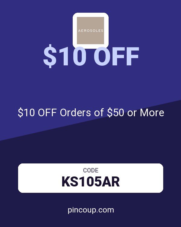 Aerosoles coupon: $10 OFF Orders of $50 or More