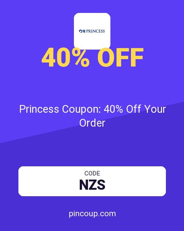 Princess Cruise Line AU: Princess Coupon: 40% Off Your Order