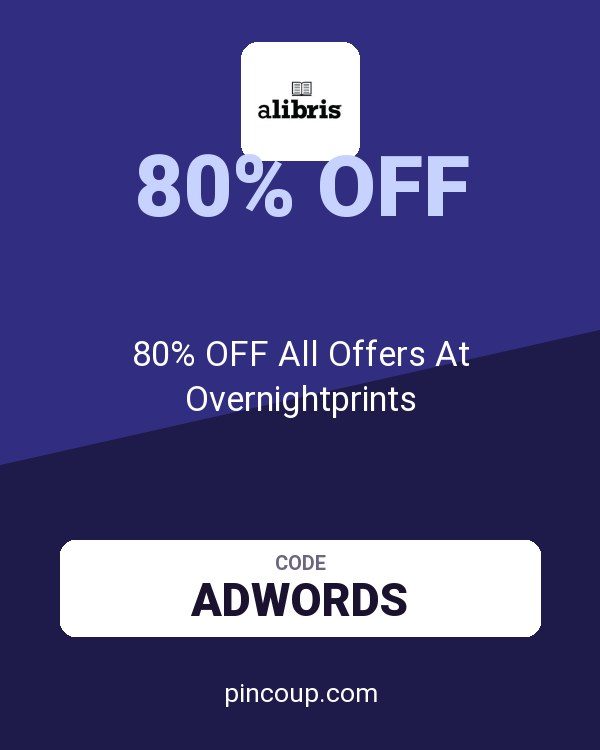 Alibris: Books, Music, & Movies coupon: 80% OFF All Offers At Overnightprints