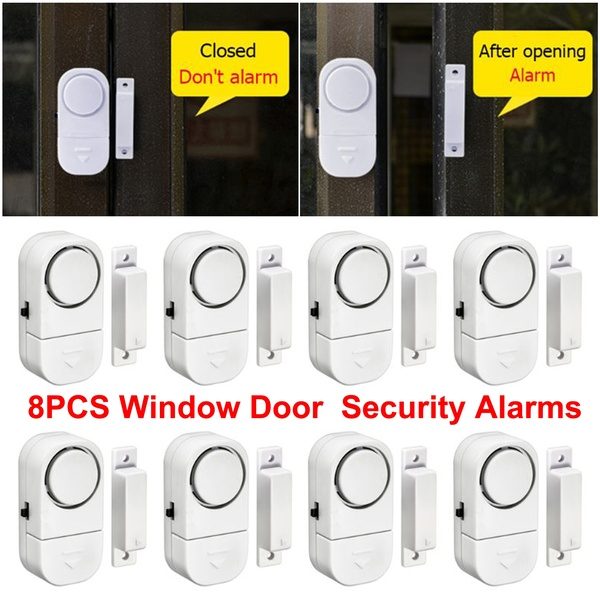 Wireless Window Door Burglar Security Warning Alarm System Magnetic Sensor VIN at Wish US & CA