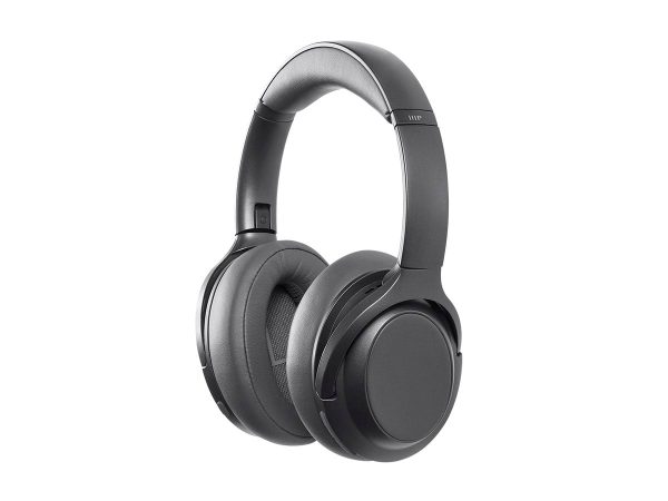 Monoprice BT-600ANC Bluetooth Over Ear Headphones with Active Noise Cancelling (ANC), Qualcomm aptX HD Audio, AAC, Touch Controls, Ambient Mode, 40hr
