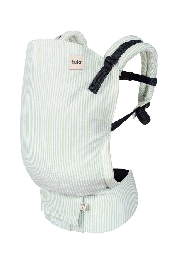 Spring Green - Seersucker Toddler Carrier at Baby Tula