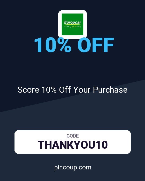 Europcar (US & Canada) coupon: Score 10% Off Your Purchase
