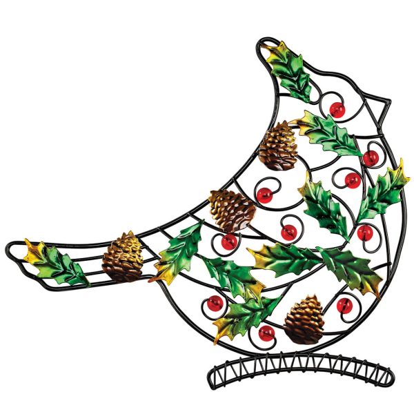 Metal Beaded Cardinal Décor by Holiday Peak™ at Miles Kimball