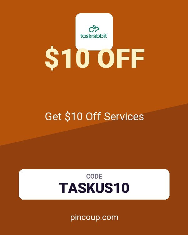 Taskrabbit North America coupon: Get $10 Off Services