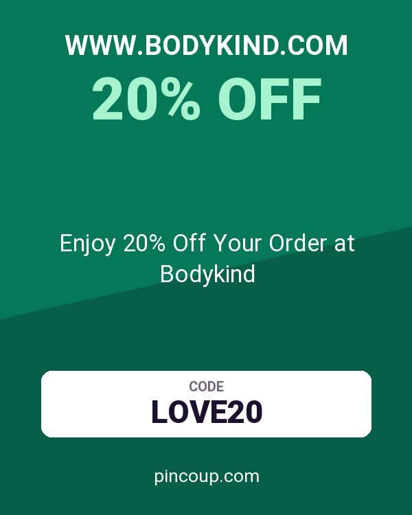 www.bodykind.com coupon: Enjoy 20% Off Your Order at Bodykind