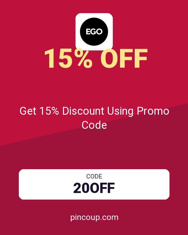 Ego (US & CA) coupon: Get 15% Discount Using Promo Code