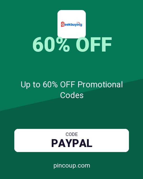 GeekBuying coupon: Up to 60% OFF Promotional Codes