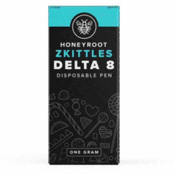 HoneyRoot Zkittlez 1g Delta 8 Disposable at D8 Super Store