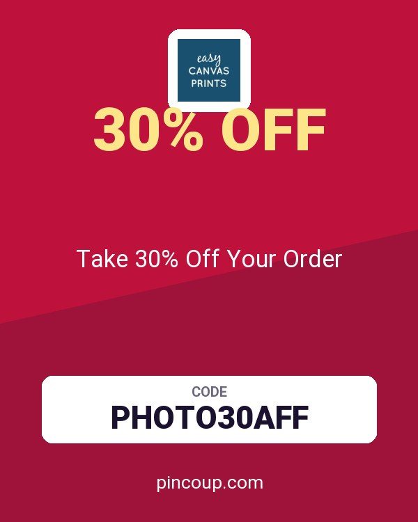 Easy Canvas Prints coupon: Take 30% Off Your Order