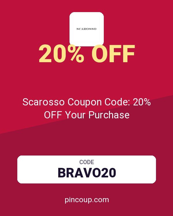 Scarosso Srl: Scarosso Coupon Code: 20% OFF Your Purchase