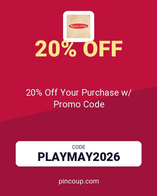 Melissa and Doug coupon: 20% Off Your Purchase w/ Promo Code