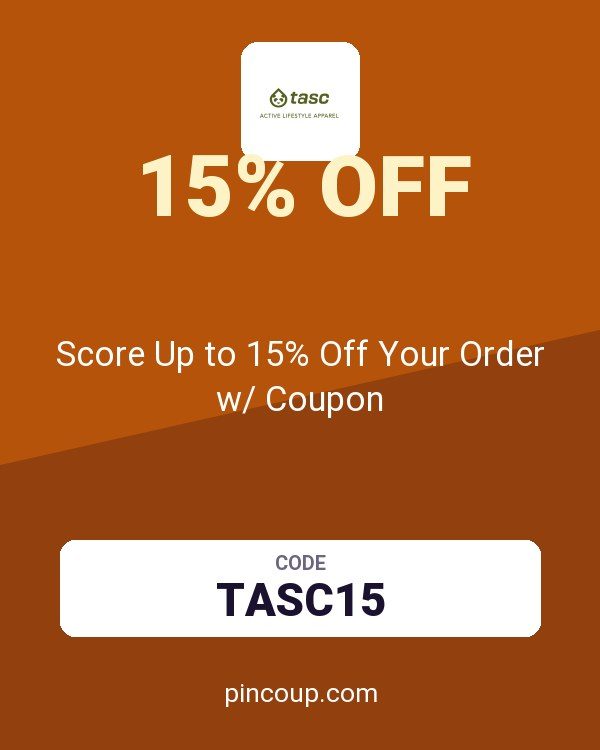 tasc Performance: Score Up to 15% Off Your Order w/ Coupon