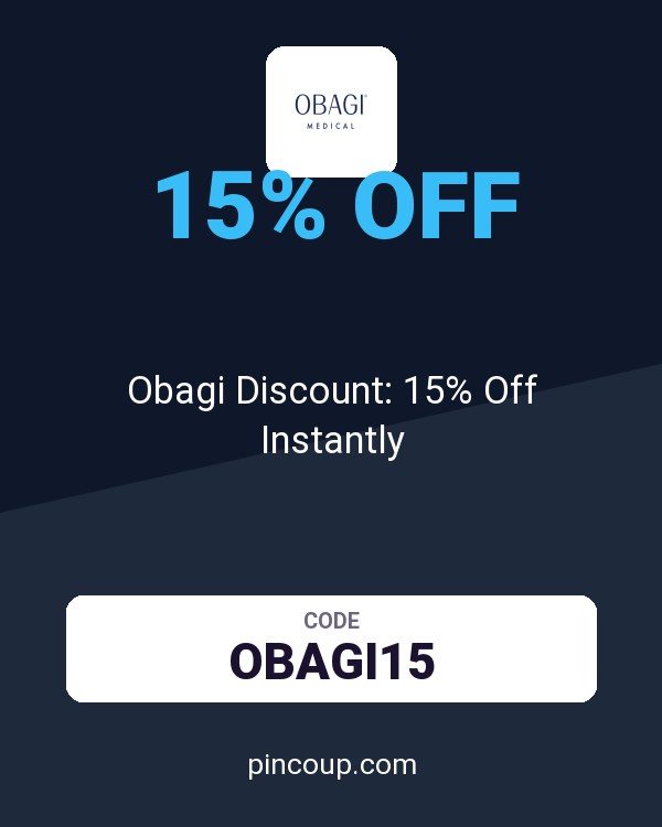 Obagi Discount: 15% Off Instantly