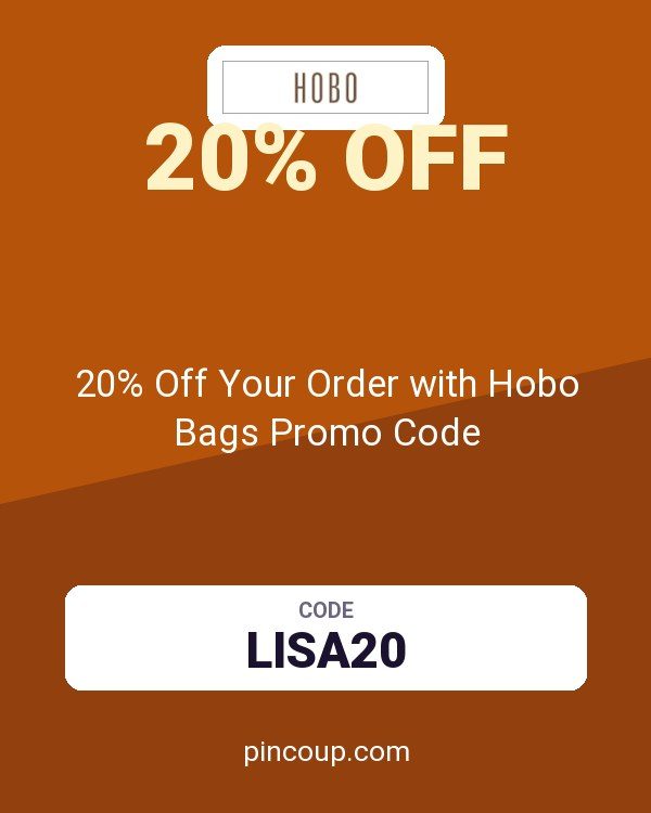 20% Off Your Order with Hobo Bags Promo Code