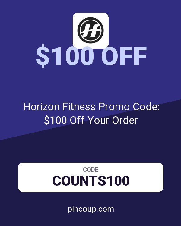 Horizon Fitness Promo Code: $100 Off Your Order