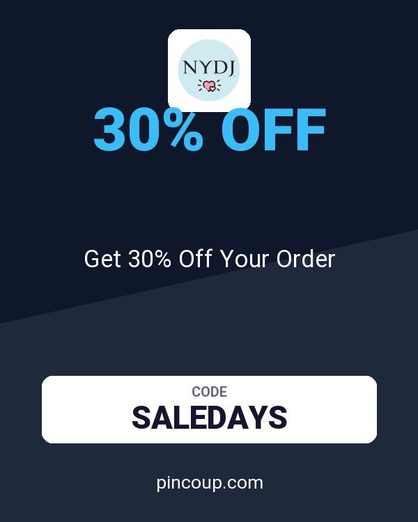 NYDJ coupon: Get 30% Off Your Order