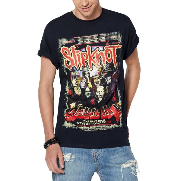 Slipknot Devil T Shirt, Black, Small - Spirit Halloween at SpiritHalloween.com