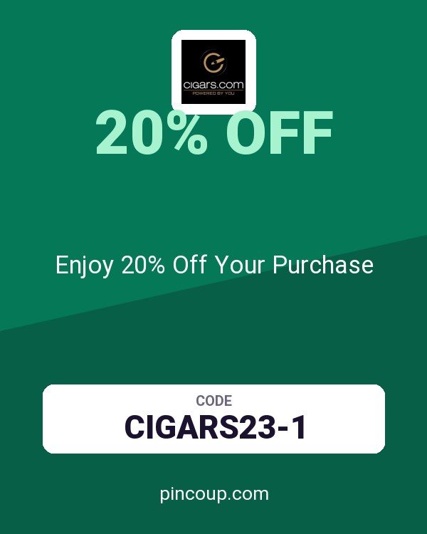 Cigars.com coupon: Enjoy 20% Off Your Purchase