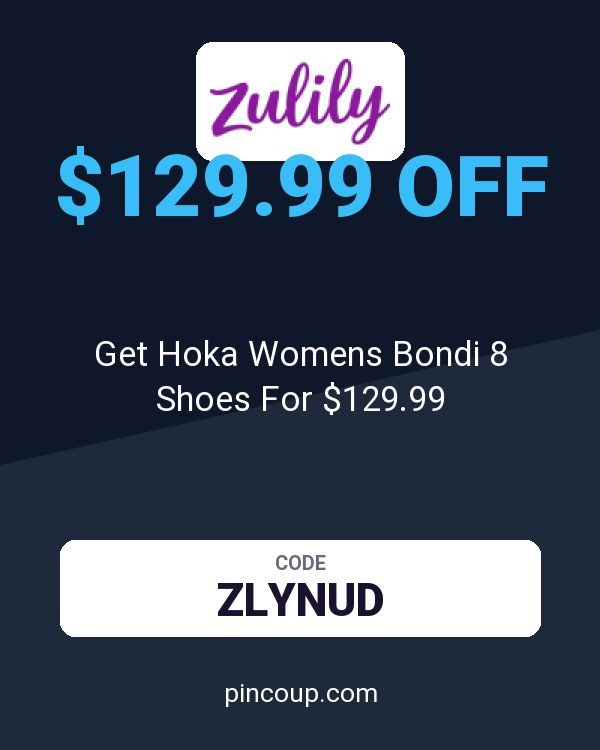 Zulily coupon: Get Hoka Womens Bondi 8 Shoes For $129.99