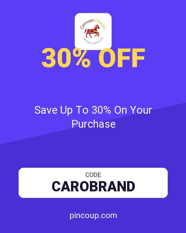 Carousel Checks coupon: Save Up To 30% On Your Purchase