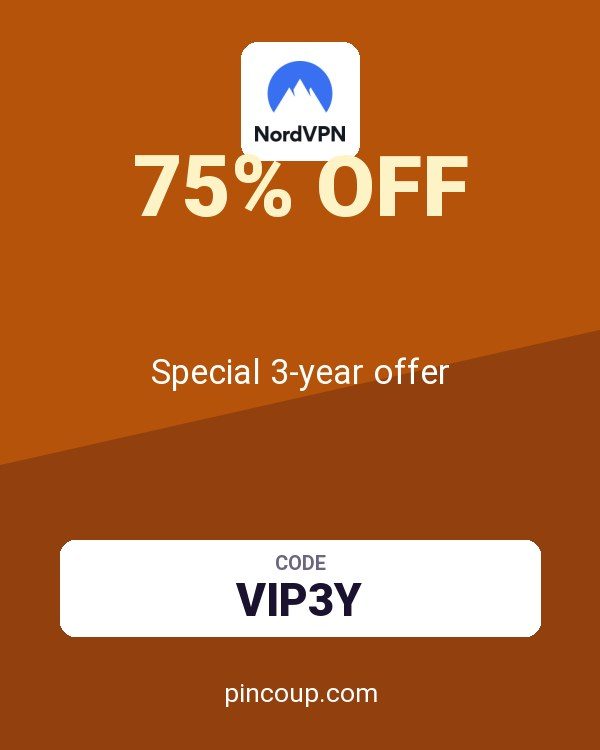 NordVPN coupon: Special 3-year offer