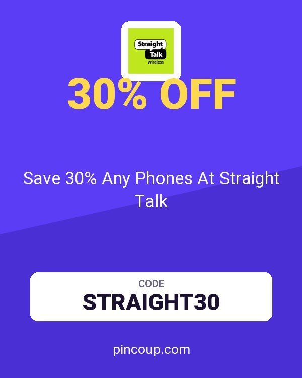 Save 30% Any Phones At Straight Talk