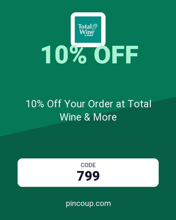 10% Off Your Order at Total Wine & More