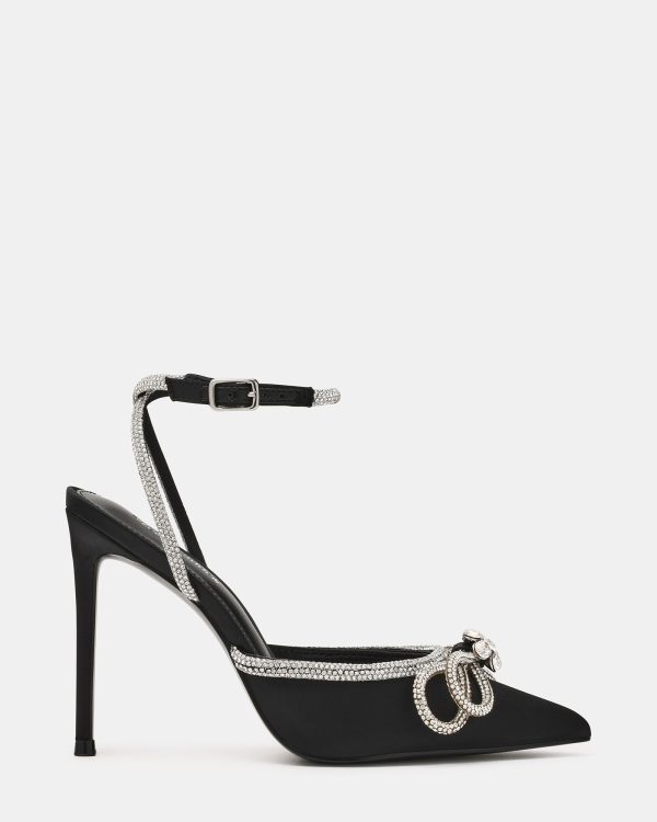 Steve Madden Women's Viable Pointed Toe Heels - Black - Size 8.5 - Leather