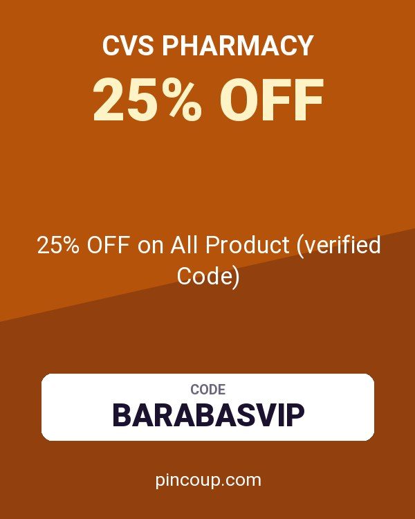 CVS Pharmacy coupon: 25% OFF on All Product (verified Code)