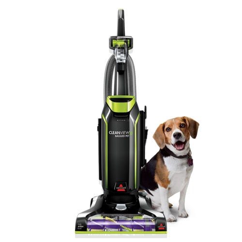 CleanView Bagged Pet Upright Vacuum Cleaner | Black/Chacha Lime Accents | 20191 at Bissell