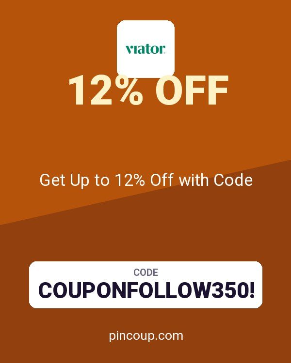 Viator coupon: Get Up to 12% Off with Code