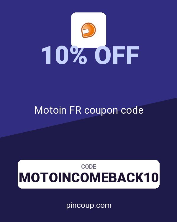 Motoin FR coupon code