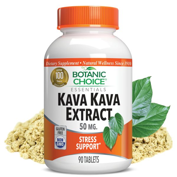 Kava Kava Root 50 mg - Mood Support Supplement - 90 Tablets at Botanic Choice
