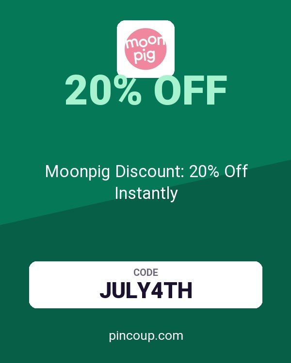 Moonpig Discount: 20% Off Instantly