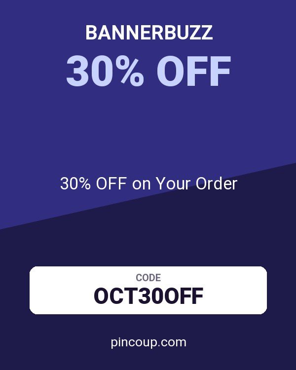 Bannerbuzz coupon: 30% OFF on Your Order