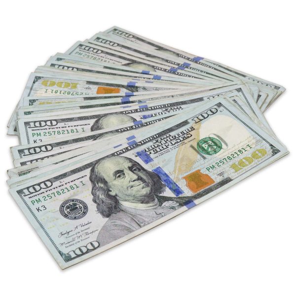 $100 RealAged® New Series Bills - 500 Bills at Prop Money Inc.