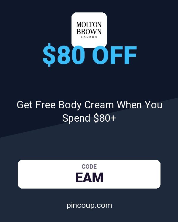 Molton Brown coupon: Get Free Body Cream When You Spend $80+