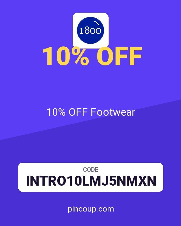 1-800 CONTACTS coupon: 10% OFF Footwear