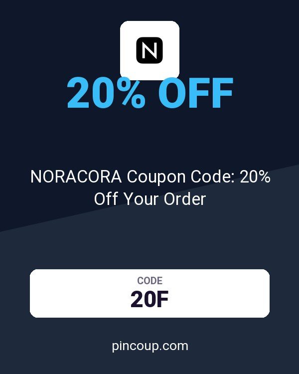 NORACORA Coupon Code: 20% Off Your Order