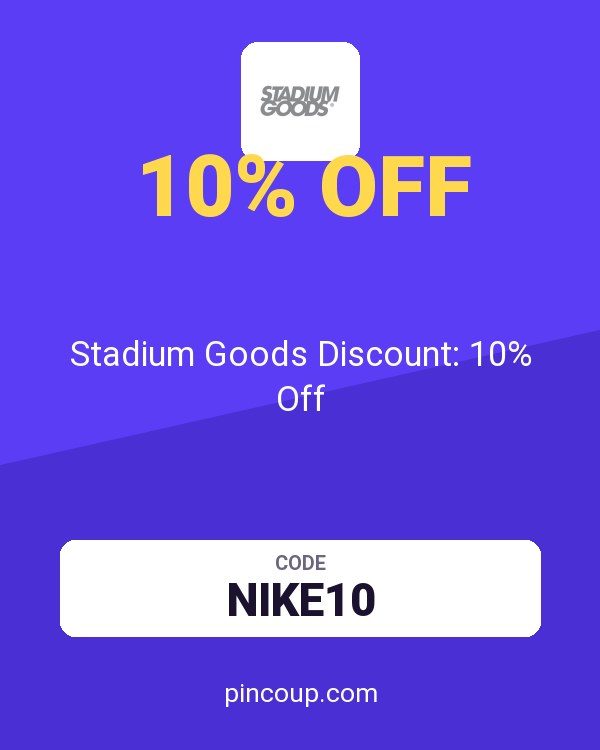 Stadium Goods Discount: 10% Off