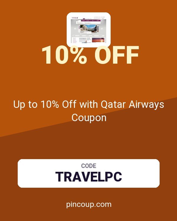 Up to 10% Off with Qatar Airways Coupon